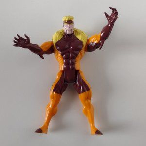 Vintage 1993 Sabretooth Roaring Action XMen Action Figure, Marvel Toy Biz, 5.5"